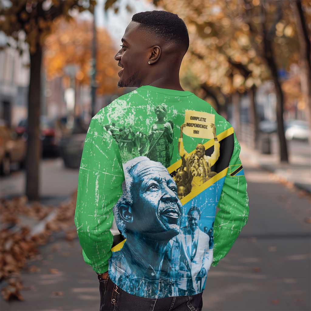 Tanzania Julius Nyerere Sweatshirt One Nation - One People - African Pride