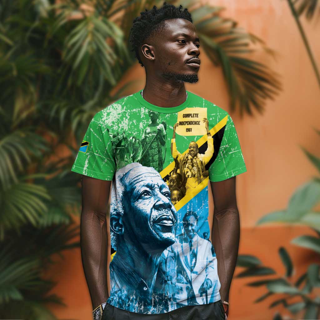 Tanzania Julius Nyerere T shirt One Nation - One People - African Pride