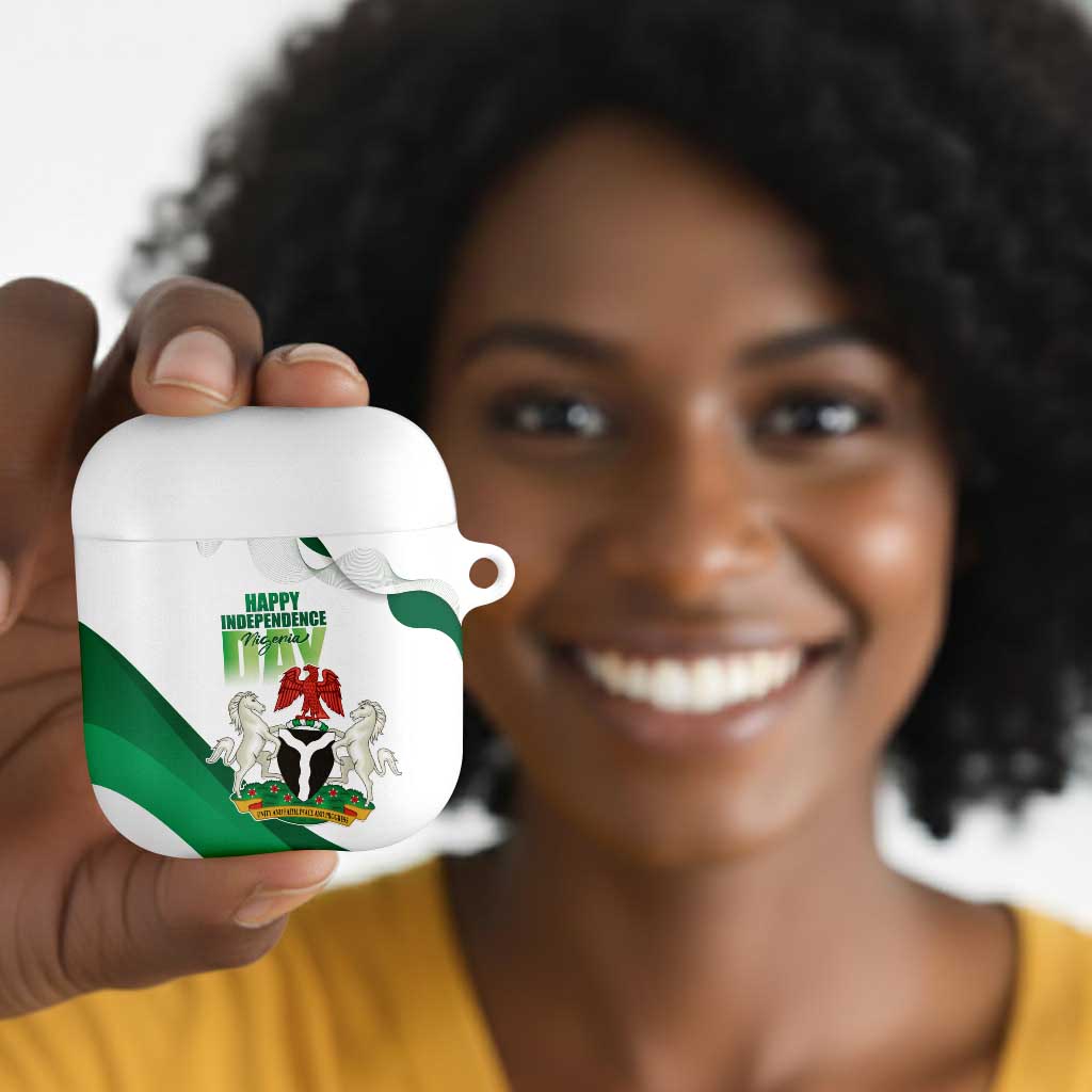 Nigeria Independence Day AirPods Case Unity and Faith Peace and Progress