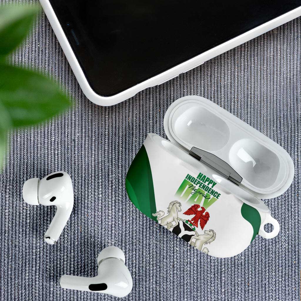 Nigeria Independence Day AirPods Case Unity and Faith Peace and Progress