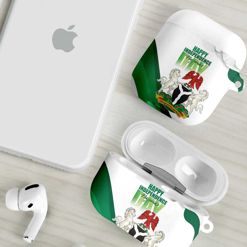 Nigeria Independence Day AirPods Case Unity and Faith Peace and Progress