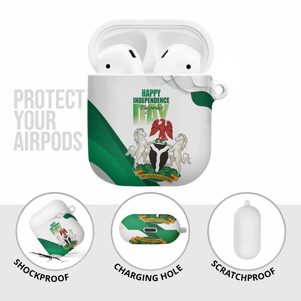 Nigeria Independence Day AirPods Case Unity and Faith Peace and Progress