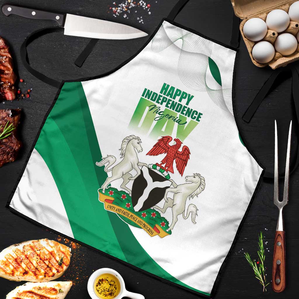 Nigeria Independence Day Apron Unity and Faith Peace and Progress
