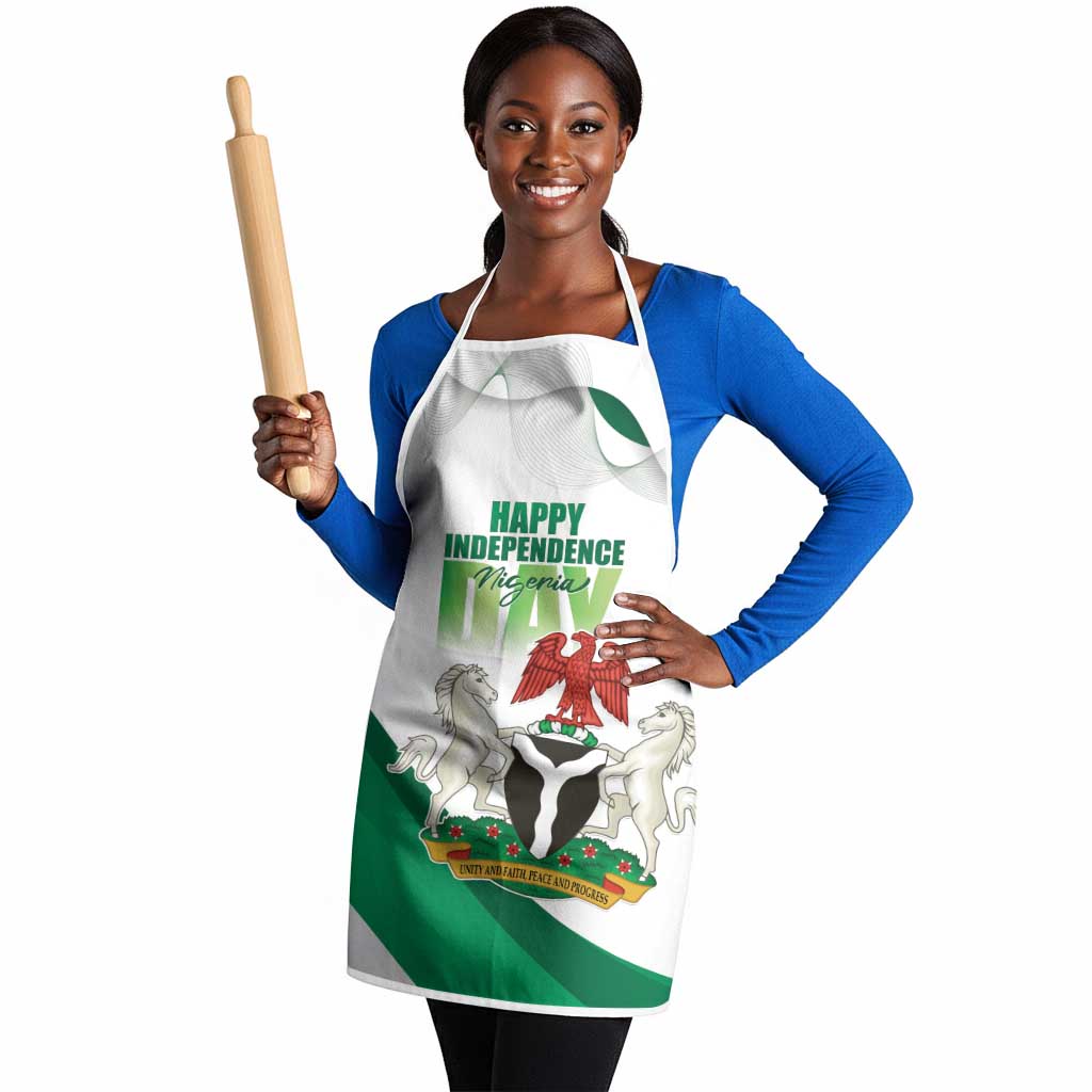 Nigeria Independence Day Apron Unity and Faith Peace and Progress