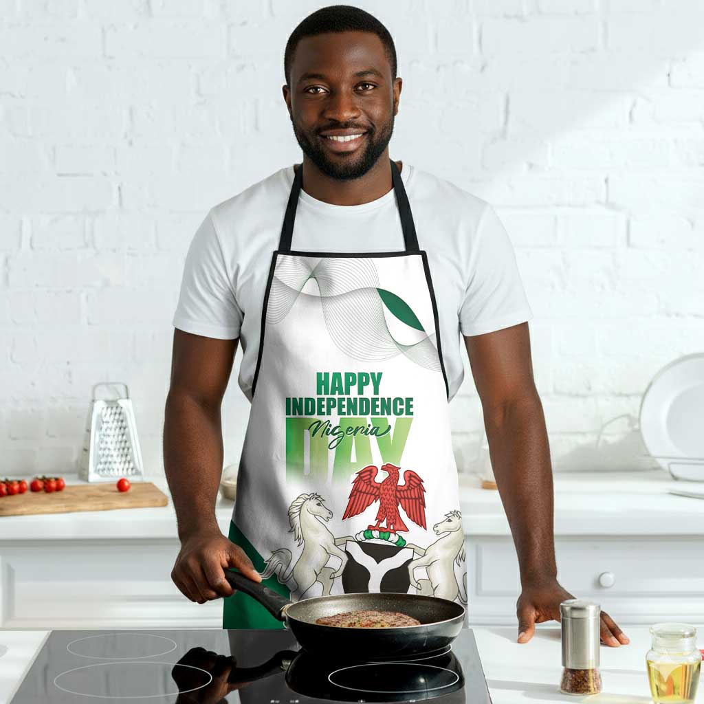 Nigeria Independence Day Apron Unity and Faith Peace and Progress