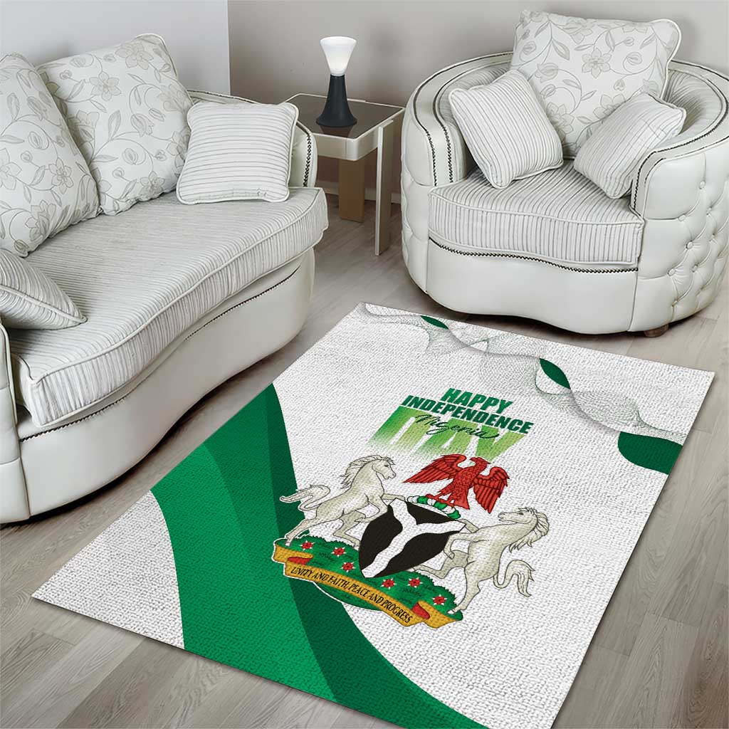 Nigeria Area Rug Happy Independence Day - African Pride