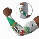 Personalized Nigeria Independence Day Arm Sleeves Unity and Faith Peace and Progress