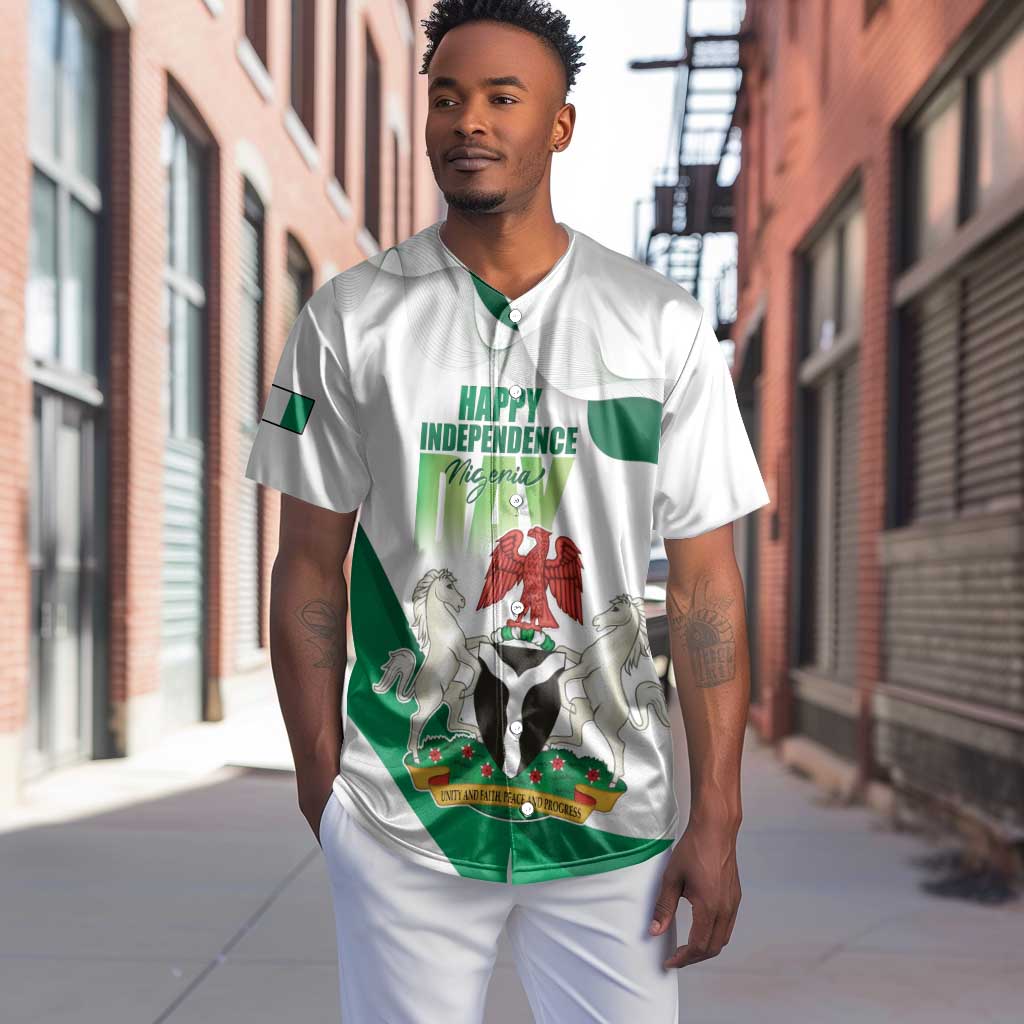 Nigeria Personalized Baseball Jersey Happy Independence Day - African Pride