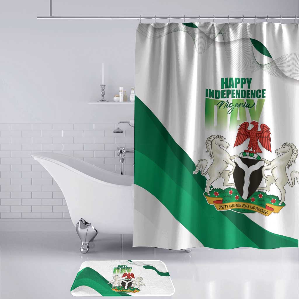 Nigeria Independence Day Bathroom Set Unity and Faith Peace and Progress