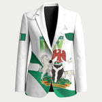 Personalized Nigeria Independence Day Blazer Unity and Faith Peace and Progress