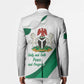 Personalized Nigeria Independence Day Blazer Unity and Faith Peace and Progress
