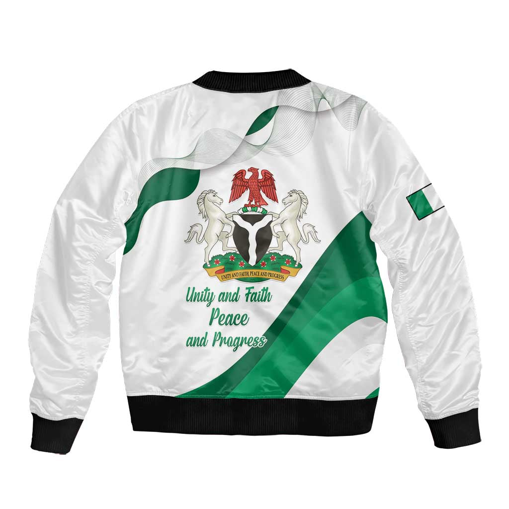 Nigeria Personalized Bomber Jacket Happy Independence Day - African Pride
