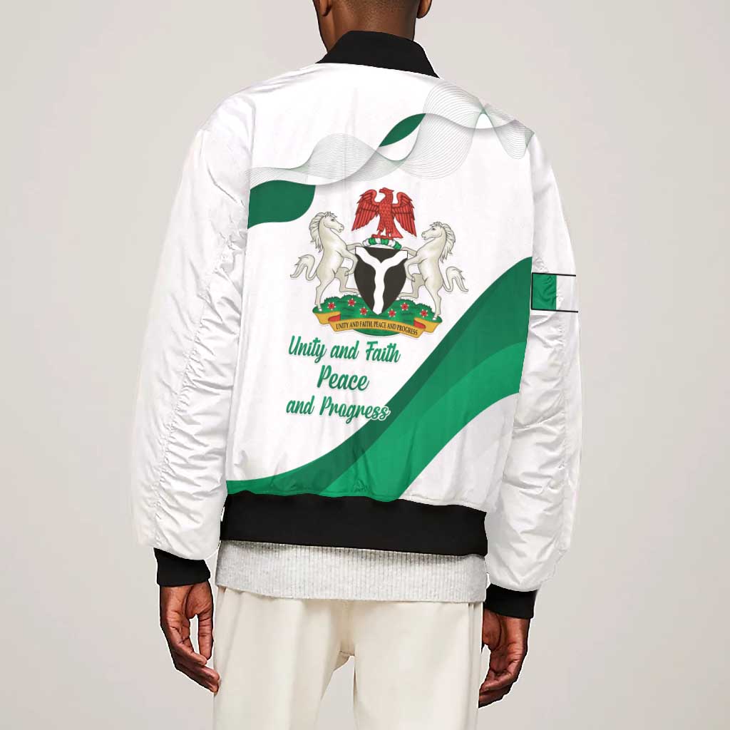 Nigeria Personalized Bomber Jacket Happy Independence Day - African Pride