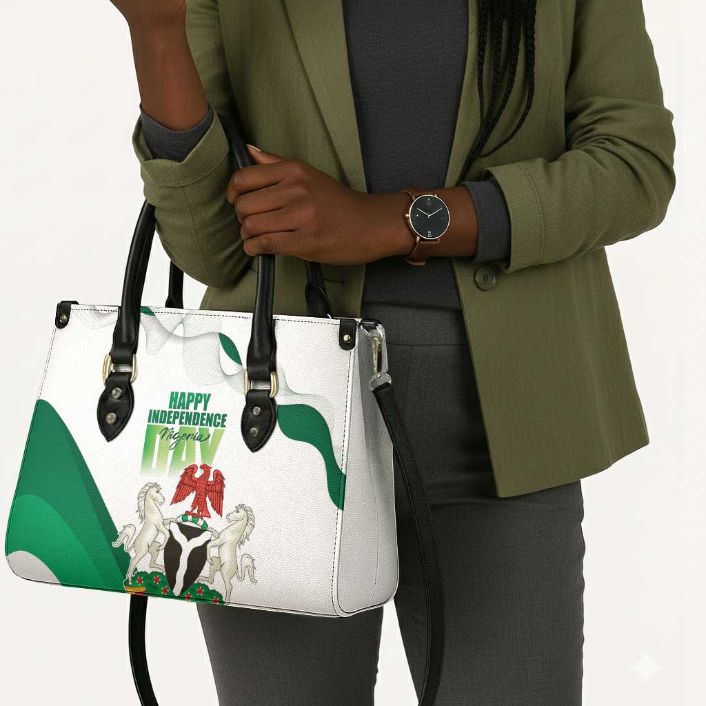 Nigeria Independence Day Leather Bag Unity and Faith Peace and Progress