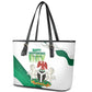 Nigeria Leather Tote Bag Happy Independence Day - African Pride