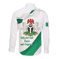 Nigeria Personalized Long Sleeve Button Shirt Happy Independence Day - African Pride