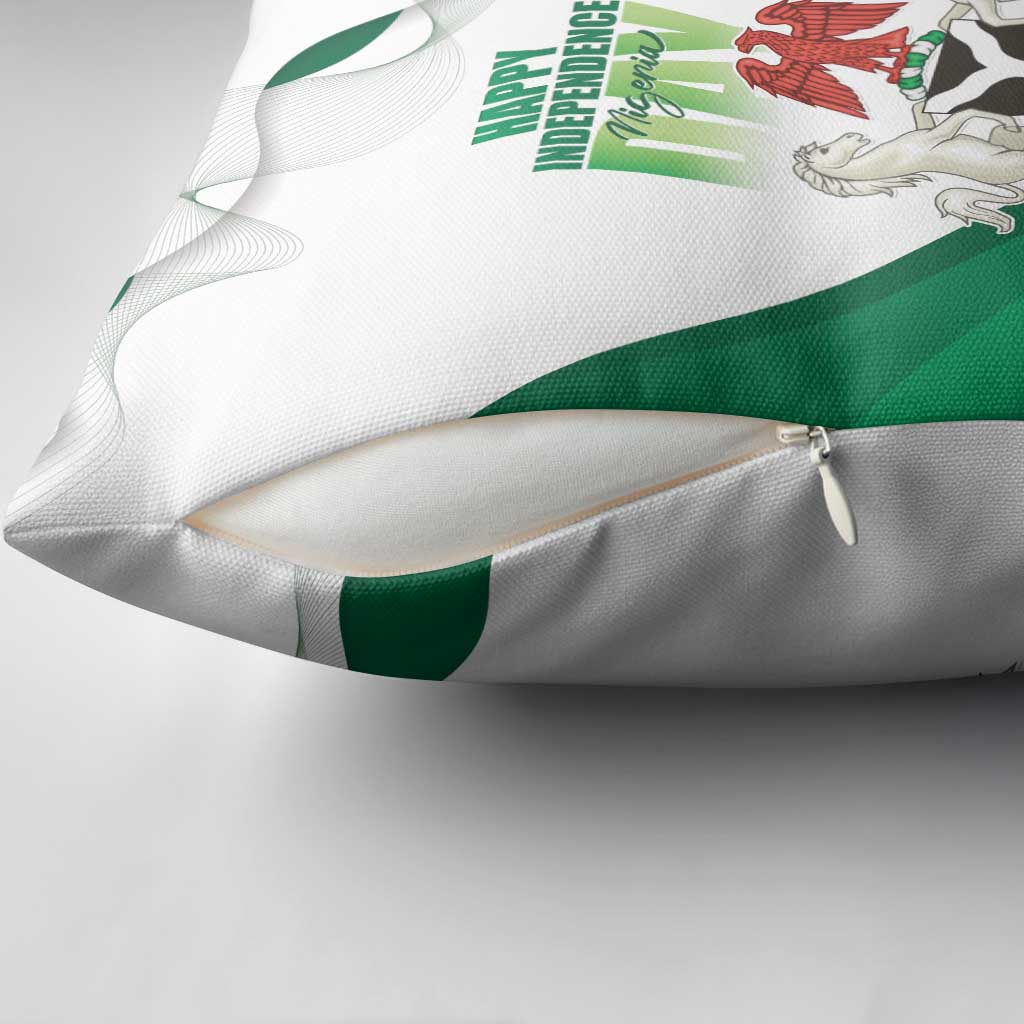 Nigeria Independence Day Pillow Cover Unity and Faith Peace and Progress