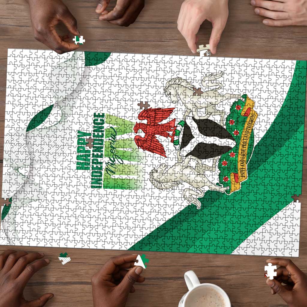 Nigeria Independence Day Puzzle Unity and Faith Peace and Progress