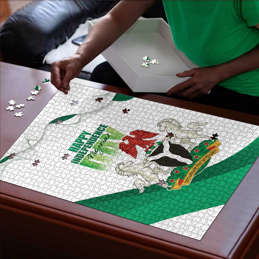 Nigeria Independence Day Puzzle Unity and Faith Peace and Progress
