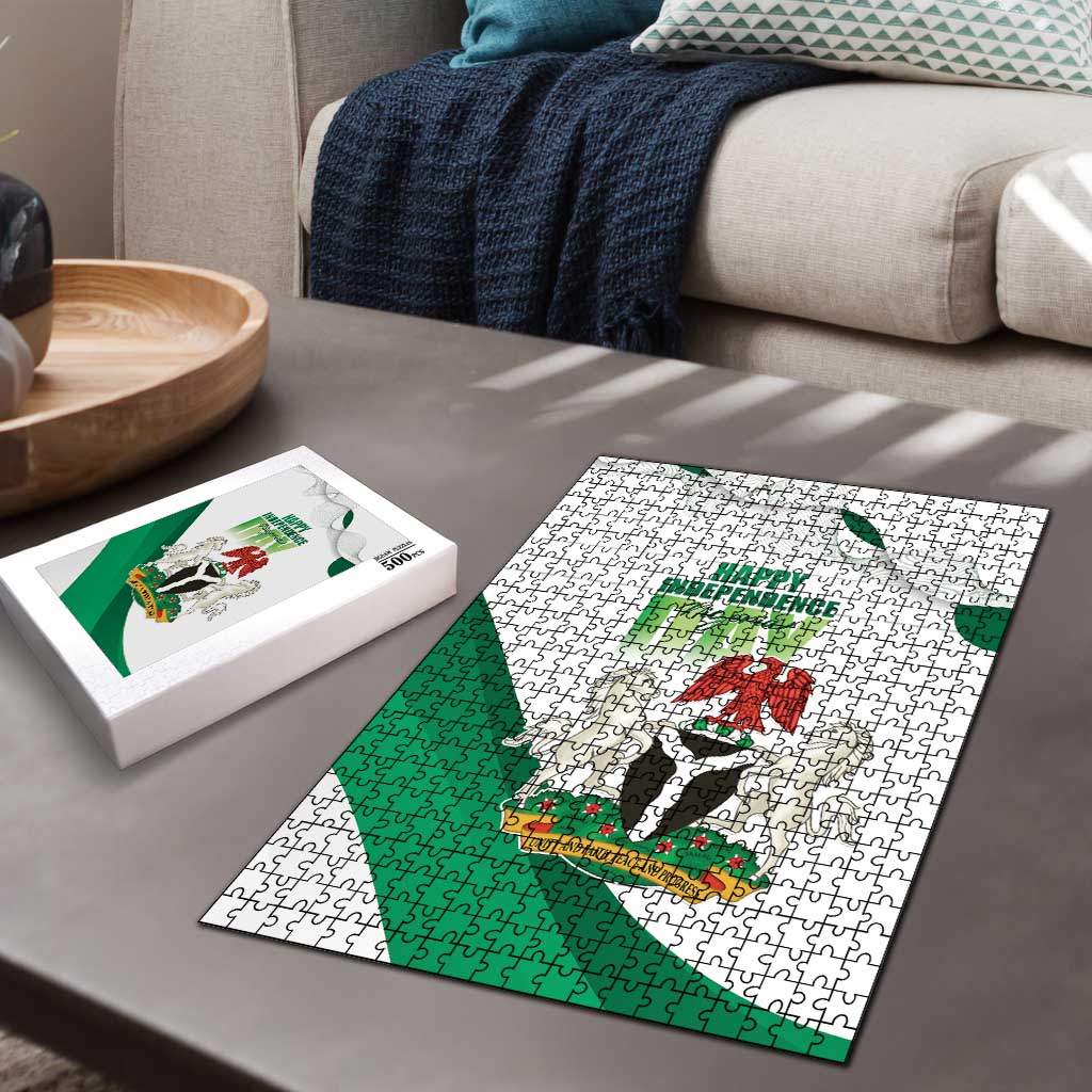 Nigeria Independence Day Puzzle Unity and Faith Peace and Progress