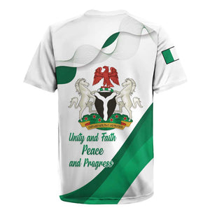 Nigeria Personalized Rugby Jersey Happy Independence Day - African Pride