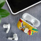 Guinea Independence Day AirPods Case Coat Of Arms With African Pattern