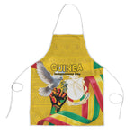 Guinea Independence Day Apron Coat Of Arms With African Pattern