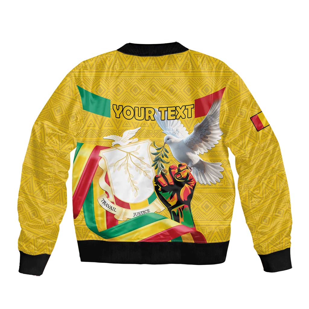 Guinea Personalized Bomber Jacket Happy Independence Day - African Pride