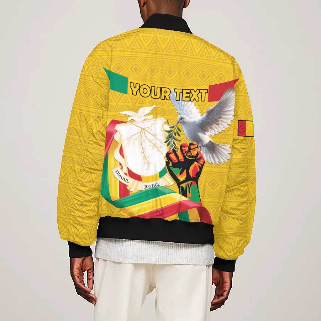 Guinea Personalized Bomber Jacket Happy Independence Day - African Pride