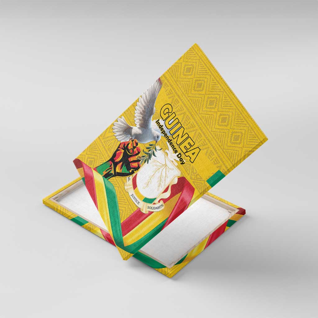 Guinea Canvas Wall Art Happy Independence Day - African Pride