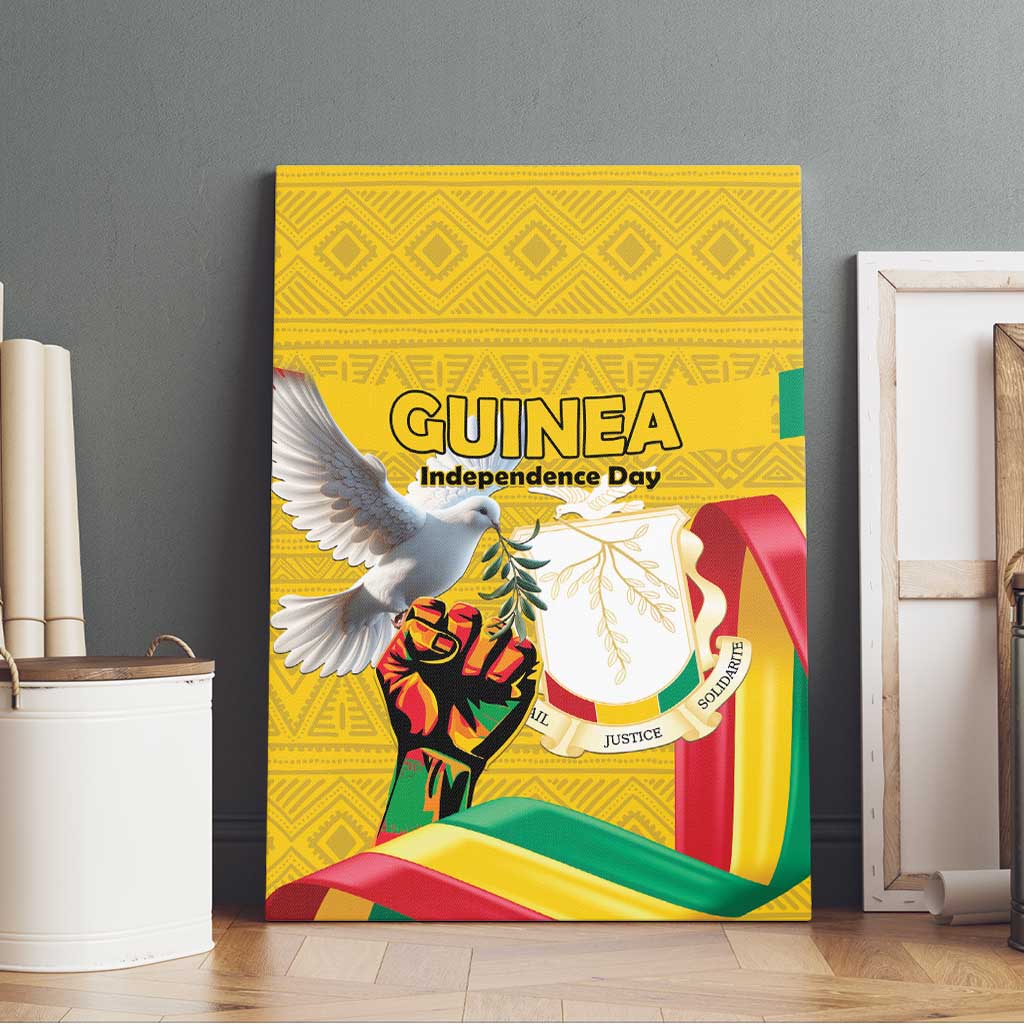 Guinea Canvas Wall Art Happy Independence Day - African Pride