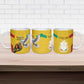 Personalized Guinea Independence Day Ceramic Mug Coat Of Arms With African Pattern