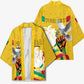 Personalized Guinea Independence Day Kimono Coat Of Arms With African Pattern