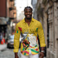 Guinea Personalized Long Sleeve Button Shirt Happy Independence Day - African Pride
