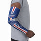 Custom Cape Verde Football Arm Sleeves Go Champions Blue Sharks