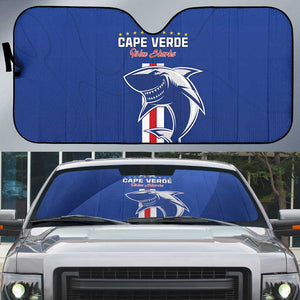 Cape Verde Football Auto Sun Shade Go Champions Blue Sharks