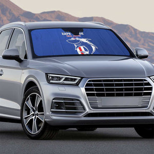 Cape Verde Football Auto Sun Shade Go Champions Blue Sharks