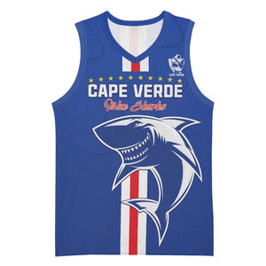 Custom Cape Verde Football Basketball Jersey Go Champions Tubaroes Azuis LT15