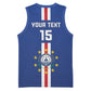 Custom Cape Verde Football Basketball Jersey Go Champions Tubaroes Azuis LT15