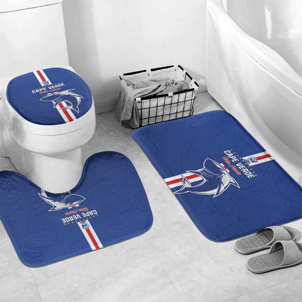 Cape Verde Football Bathroom Set Go Champions Blue Sharks