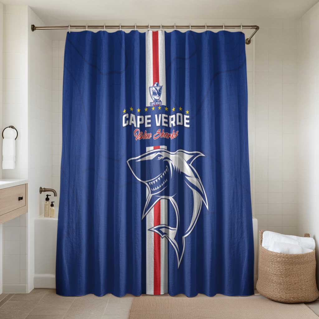 Cape Verde Football Bathroom Set Go Champions Blue Sharks