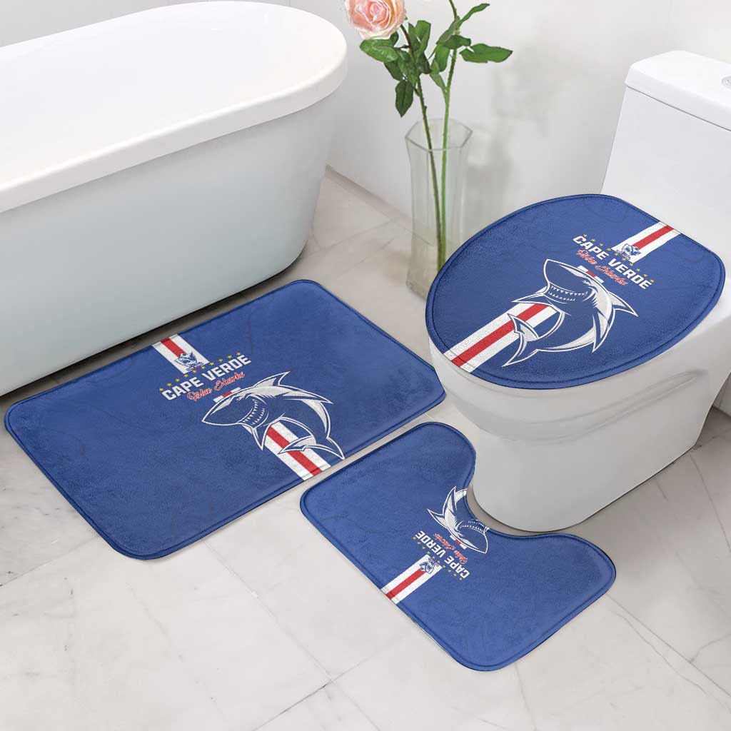 Cape Verde Football Bathroom Set Go Champions Blue Sharks
