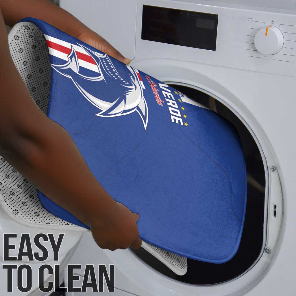 Cape Verde Football Bathroom Set Go Champions Blue Sharks