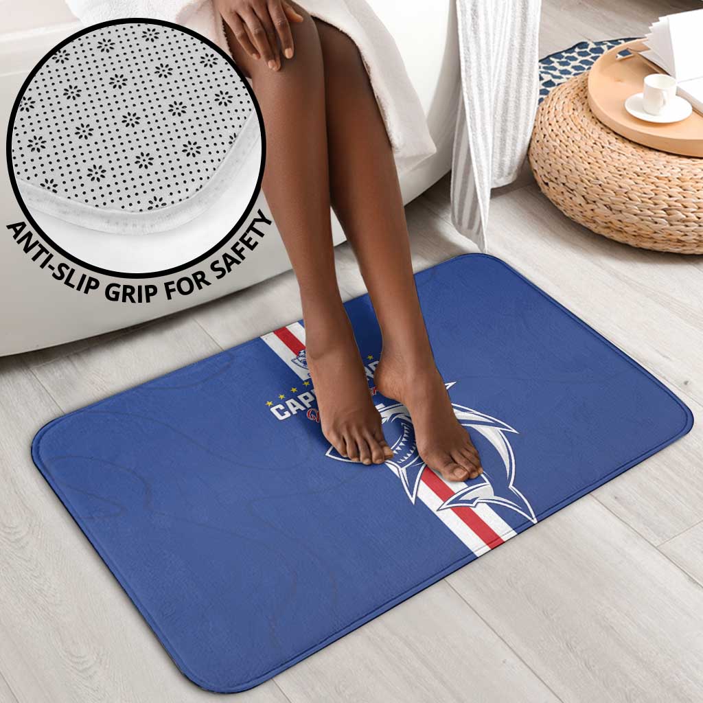 Cape Verde Football Bathroom Set Go Champions Blue Sharks