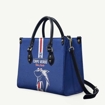 Cape Verde Football Leather Bag Go Champions Blue Sharks