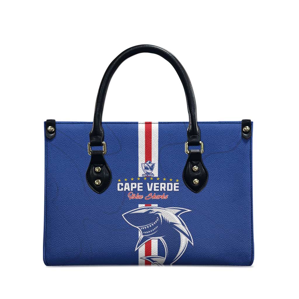 Cape Verde Football Leather Bag Go Champions Blue Sharks