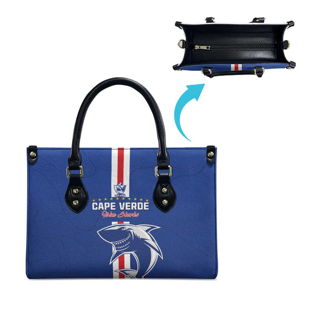 Cape Verde Football Leather Bag Go Champions Blue Sharks