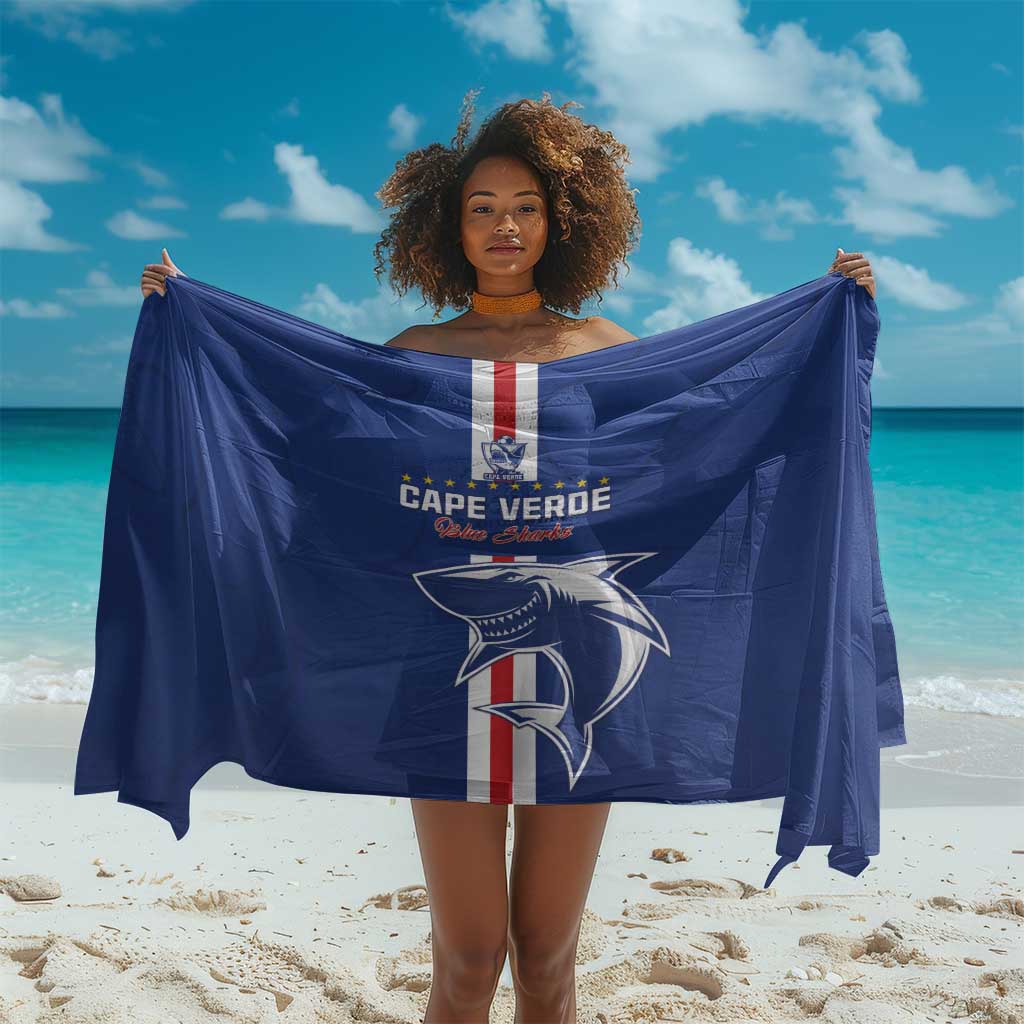 Cape Verde Football Sarong Go Champions Tubaroes Azuis - African Pride