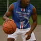 Custom Cape Verde Football Sleeveless Hoodie Go Champions Tubaroes Azuis - African Pride