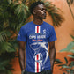 Custom Cape Verde Football T shirt Go Champions Tubaroes Azuis - African Pride